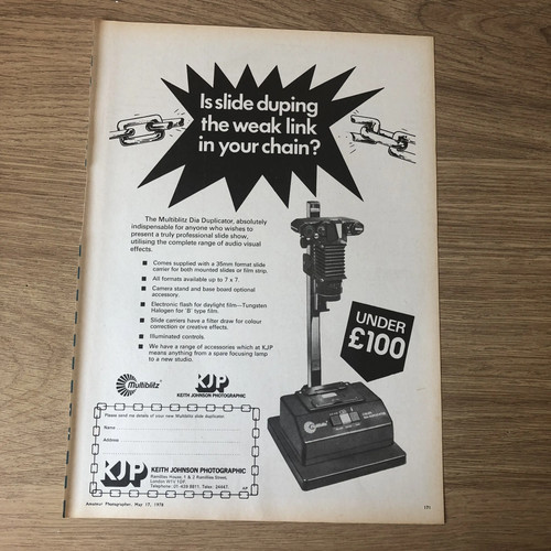 Cams69 magazine advert - magazine, 11x8