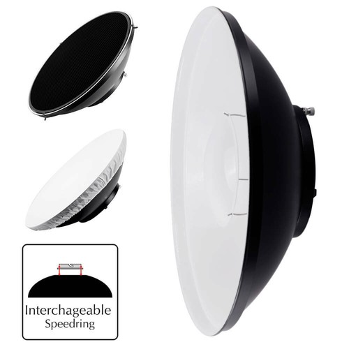 White interior beauty dish - white,