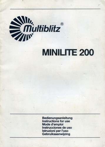 Multiblitz minilite 200 - multiblitz,