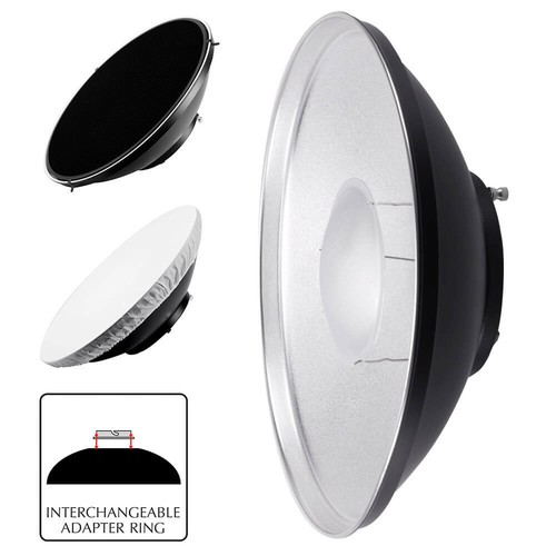 Silver interior beauty dish - beauty,